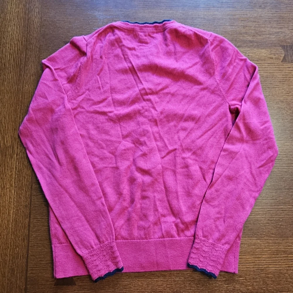 Boden 100% Wool Scalloped Cardigan Small - Picture 2 of 9